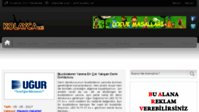 What Kolayca.net website looked like in 2017 (6 years ago)
