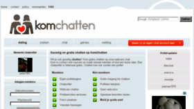 What Komchatten.nl website looked like in 2017 (6 years ago)