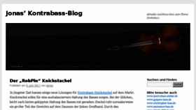 What Kontrabassblog.de website looked like in 2017 (6 years ago)
