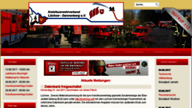 What Kreisfeuerwehr.de website looked like in 2017 (9 years ago)