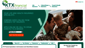 What Ktxfinancial.ca website looked like in 2017 (8 years ago)