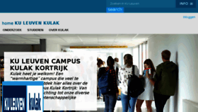 What Kuleuven-kortrijk.be website looked like in 2017 (6 years ago)