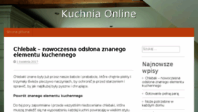 What Kuchnia-online.pl website looked like in 2017 (6 years ago)