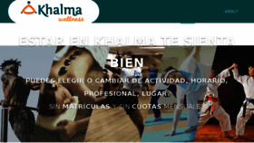 What Khalma.com website looked like in 2017 (6 years ago)
