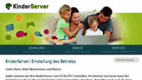 What Kinderserver-info.de website looked like in 2017 (6 years ago)
