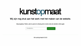 What Kunstopmaat.nl website looked like in 2017 (6 years ago)