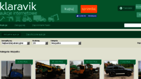What Klaravik.pl website looked like in 2017 (6 years ago)