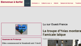 What Kerfot.fr website looked like in 2017 (6 years ago)