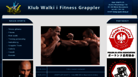 What Klub-grappler.pl website looked like in 2017 (6 years ago)