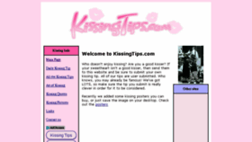 What Kissingtips.com website looked like in 2017 (6 years ago)
