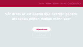 What Kompissverige.se website looked like in 2017 (6 years ago)