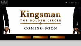 What Kingsmanmovie.com website looked like in 2017 (6 years ago)