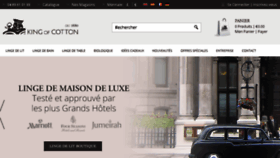 What Kingofcotton.fr website looked like in 2017 (6 years ago)
