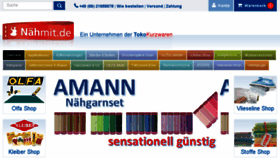 What Kurzwaren-naehkasten.de website looked like in 2017 (6 years ago)