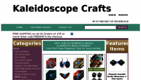 What Kaleidoscopecrafts.com website looked like in 2017 (6 years ago)