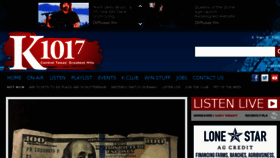 What K1017fm.com website looked like in 2017 (6 years ago)