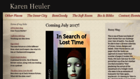 What Karenheuler.com website looked like in 2017 (6 years ago)