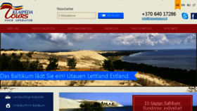 What Klaipedatours.de website looked like in 2017 (6 years ago)