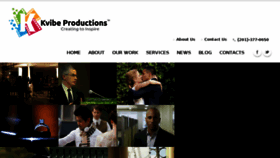 What Kvibe.com website looked like in 2017 (8 years ago)