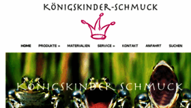 What Koenigskinder-schmuck.com website looked like in 2017 (6 years ago)