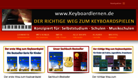 What Keyboardlernen.de website looked like in 2017 (6 years ago)