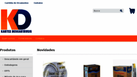 What Kartexdescartaveis.com.br website looked like in 2017 (6 years ago)
