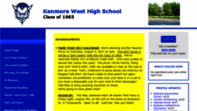 What Kenmorewest65.com website looked like in 2017 (6 years ago)