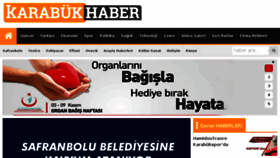 What Karabukhaber.com.tr website looked like in 2017 (6 years ago)