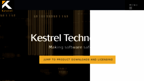 What Kestreltechnology.com website looked like in 2017 (6 years ago)