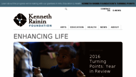 What Krfoundation.org website looked like in 2017 (6 years ago)