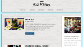 What Kidicarus.ca website looked like in 2017 (6 years ago)