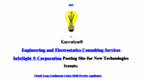 What Knovation.com website looked like in 2017 (8 years ago)