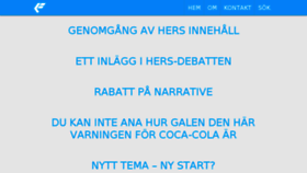 What Kristofferforsgren.se website looked like in 2017 (6 years ago)