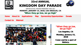 What Kingdomdayparade.org website looked like in 2017 (6 years ago)