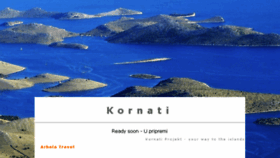 What Kornati.hr website looked like in 2017 (6 years ago)