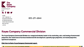 What Keyescommercial.com website looked like in 2017 (6 years ago)