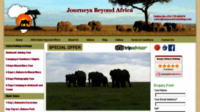 What Kenyasafarisholiday.com website looked like in 2017 (6 years ago)