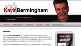 What Kevinbermingham.com website looked like in 2017 (6 years ago)