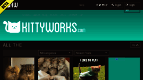 What Kittyworks.com website looked like in 2017 (6 years ago)