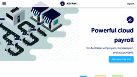 What Keypay.com.au website looked like in 2017 (6 years ago)