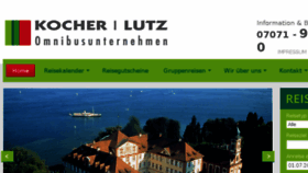 What Kocherlutz.de website looked like in 2017 (6 years ago)