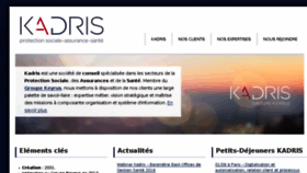 What Kadris.fr website looked like in 2017 (6 years ago)
