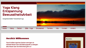 What Klangfarbenstille.de website looked like in 2017 (6 years ago)