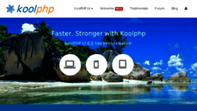 What Koolphp.net website looked like in 2017 (6 years ago)