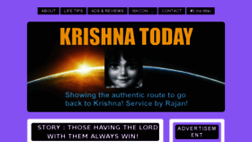 What Krishnatoday.com website looked like in 2017 (6 years ago)