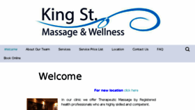 What Kingstmassage.com website looked like in 2017 (6 years ago)