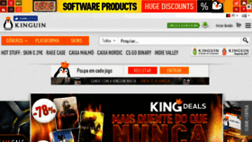 What Kinguin.pt website looked like in 2017 (6 years ago)