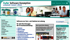 What Kufer.de website looked like in 2017 (6 years ago)