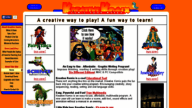 What Kreativekomix.com website looked like in 2017 (6 years ago)