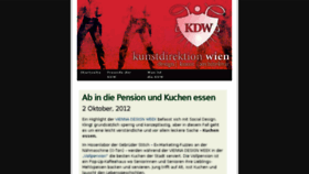 What Kunstdirektionwien.at website looked like in 2017 (6 years ago)